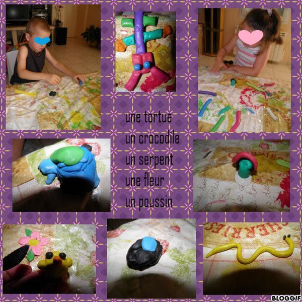 séance pâte à modeler