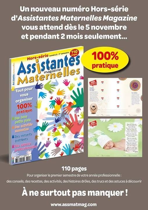 hors série du magasine asssistante maternelle magasine