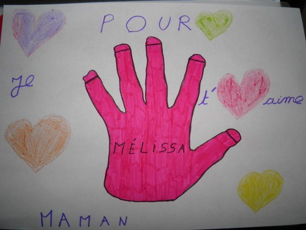 dessin empreintes des mains