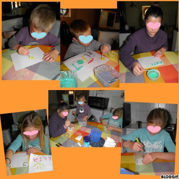 dessin avec la peinture puff paint